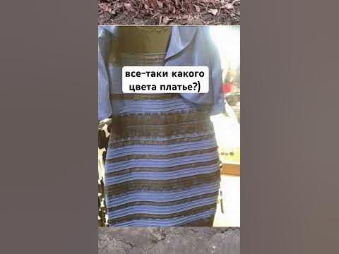 Какого цвета платье? - YouTube