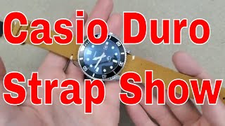 Casio Duro MDV1061AV on a variety of AFFORDABLE straps.