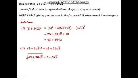 IGCSE Add Maths - Surds