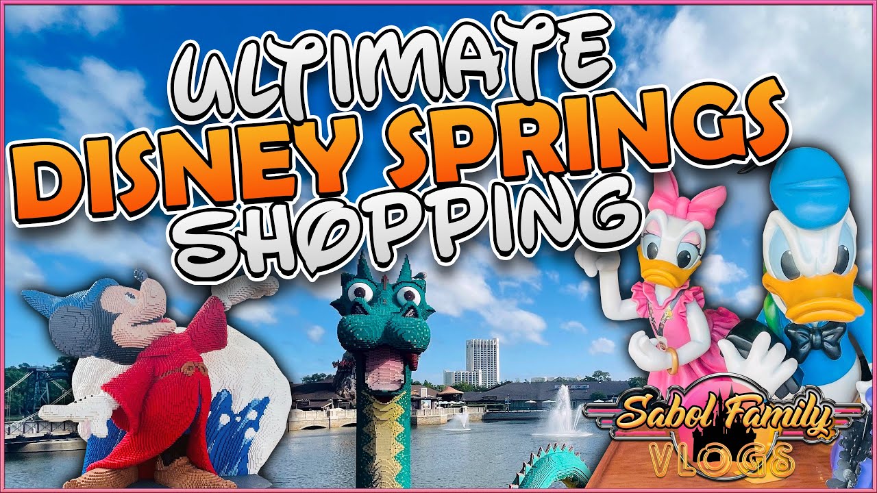 DISNEY SPRINGS SHOPPING TOUR | New Merchandise Walt Disney World April 2023 - TONS of Stores!