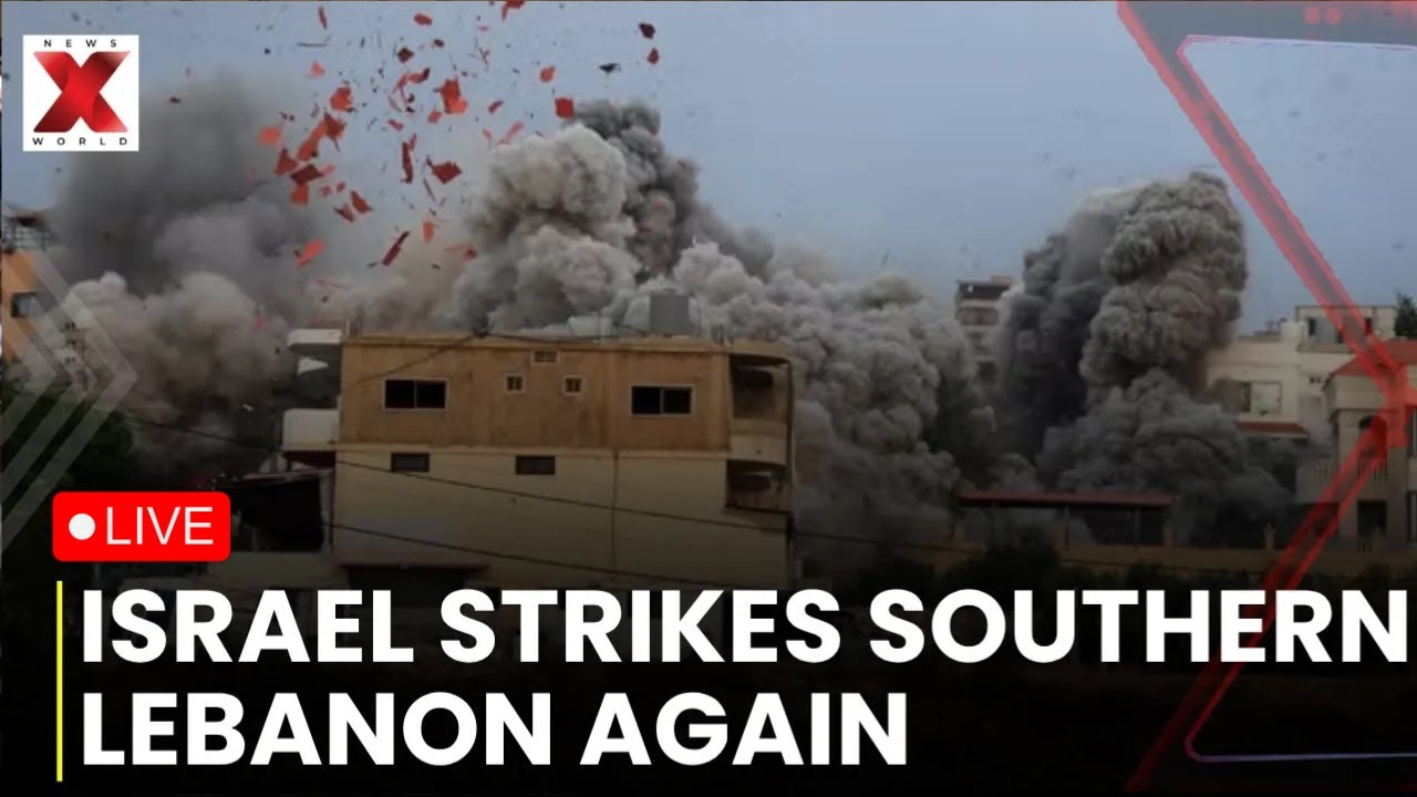 Israel-Lebanon War News Live:Israeli strikes target southern Lebanon military deployment|NewsX World