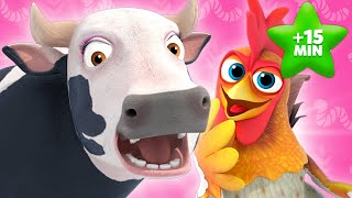 Lola The Cow Makes Mistakes and More Kids Songs | Let's Sing and Dance | Zenon The Farmer