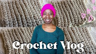Learning to crochet the elastic stitch | Chit Chat | My struggles as a small youTuber