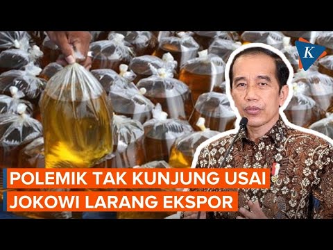 Presiden Jokowi Larang Ekspor Bahan Baku Migor