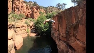 Insane Cliff Jumping 2017!! (Triple Backflip Fail)