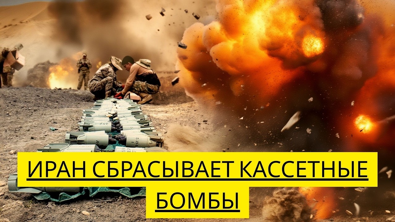 1 МИНУТУ НАЗАД Иран применил кассетные бомбы против Израиля? ЦАХАЛ сделал громкое заявление