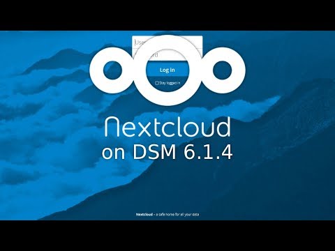 Nextcloud on DSM 6.1.4 - Installation, configuration and testing
