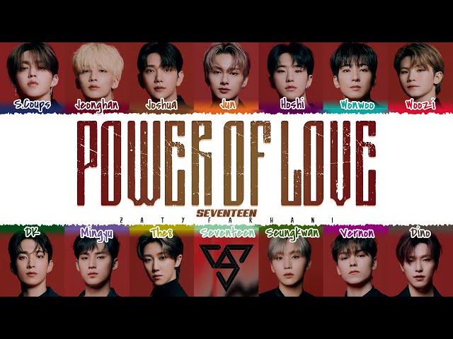 SEVENTEEN - 'Power of Love' (あいのちから) Lyrics [Color Coded_Kan_Rom_Eng] class=