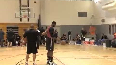 LeBron James practices his 3 Pointer and Free Throws