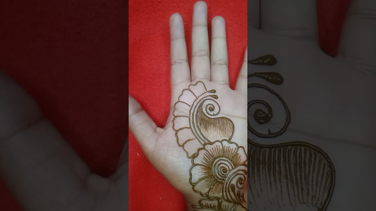 Arabic mehndi design 