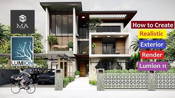 How To Create Realistic Exterior Render /Lumion 11 /Exterior Series 04