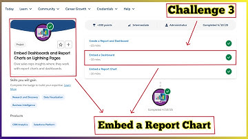 Embed a Report Chart | Embed Dashboards and Report Charts on Lightning Pages | Challenge 3
