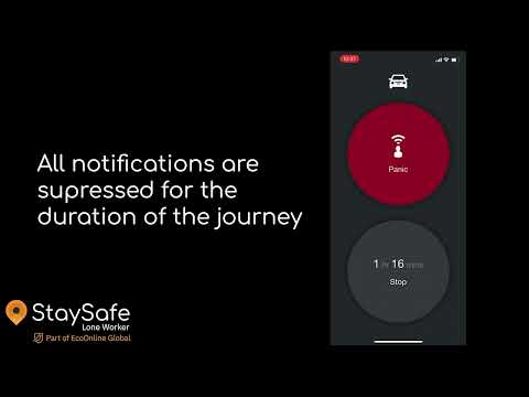 StaySafe Lone Worker - Driving Mode