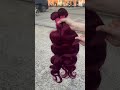 BEST 99J Burgundy bundles ever! 🍷 #burgundyhair #99j  #bodywave