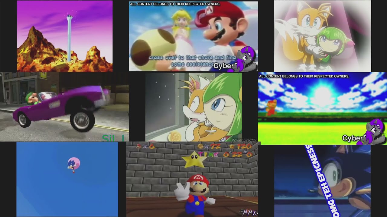 [Request] Mario VS Sonic X Sparta Nineparison