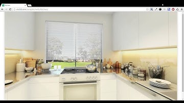 360 Degree Panoramic Rendering - Kitchen