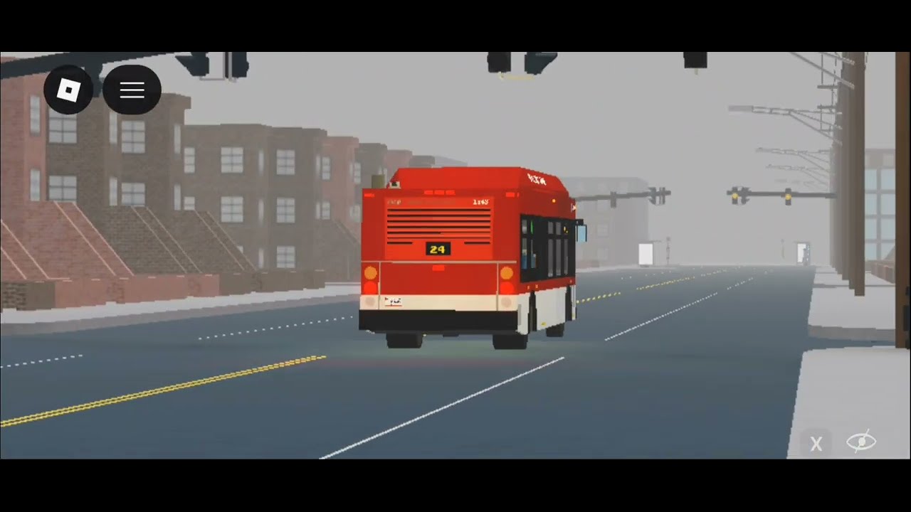 New flyer C40LF route 24 (winter)