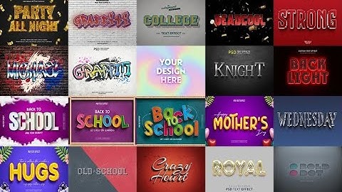 💥 3d text effect template psd photoshop Free | 3d text effect In photoshop psd Full Editable💯