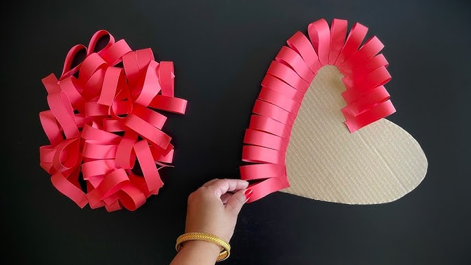 6 DIY Valentines Decorations Made with Tissue Paper!