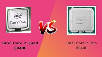 Intel Core 2 Duo E8400 vs Intel Core 2 Quad Q9400