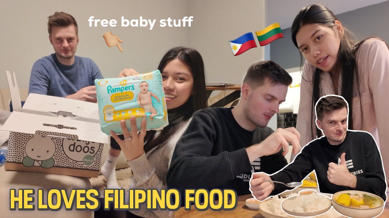 Nakatanggap kami ng libreng gamit para kay baby! Nag luto ako ng fav filipino food ni Afam! 🇵🇭🇱🇹