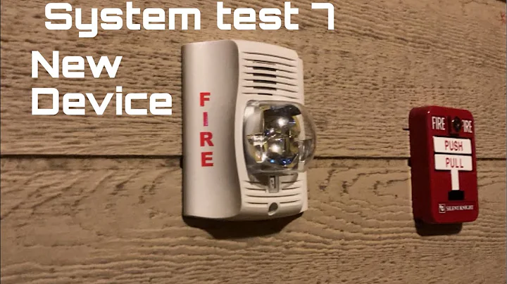 Fire alarm system test 7: new spectralert advance chime strobe and my thoughts about it