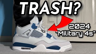 IS THIS THE BEST OR WORST JORDAN 4 COLORWAY? UNBOXING & ON FEET REVIEW #military4s #industrial4s