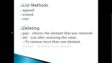 #PythonProgrammingLanguage. Lists -3.
