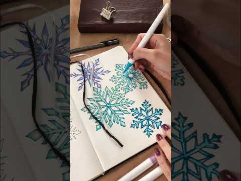 Snowflake bullet journal