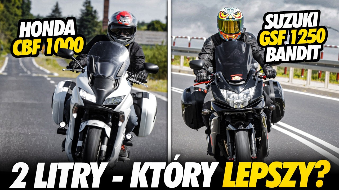 KONFRONTACJA LITRÓW! Honda CBF 1000 i Suzuki GSF 1250 Bandit