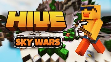I won HIVE SKYWARS using only a pickaxe!
