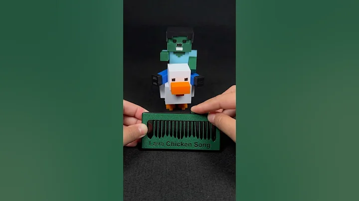 3D Printed Musical Fidget - Lava Chicken Song & Chicken Jockey #3dprinting #fidget