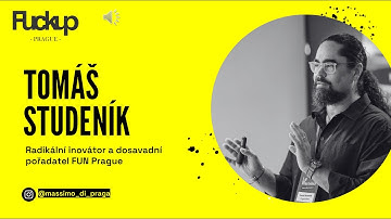 Tomáš Studeník na březnových Fuckup Nights Prague