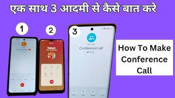 Conference Call Kaise Kare mobile mein OnePlus | how to do conference call in hindi