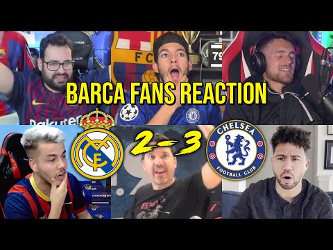 ANTI-MADRIDISTAS & BARCA FANS REACTION TO REAL MADRID VS CHELSEA (UCL QUARTER-FINAL) | FANS CHANNEL