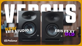 PreSonus Eris Studio 5 VERSUS Eris E5 XT Monitors - Hands-On In-Studio Comparison