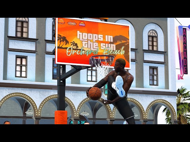 NBA 2K23  - Custom Neighborhood Mod Part 2 - Orchard Beach - Hoops In The Sun