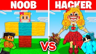 NOOB vs HACKER: I Cheated In a MISS DELIGHT Build Challenge!