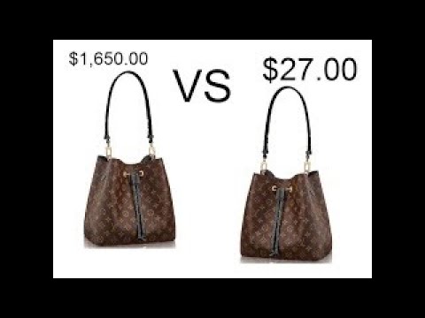 DHGATE DUPE DESIGNER BAGS REVIEW 2019 || *** A MUST WATCH*** || Louis Vuitton NeoNoe - YouTube