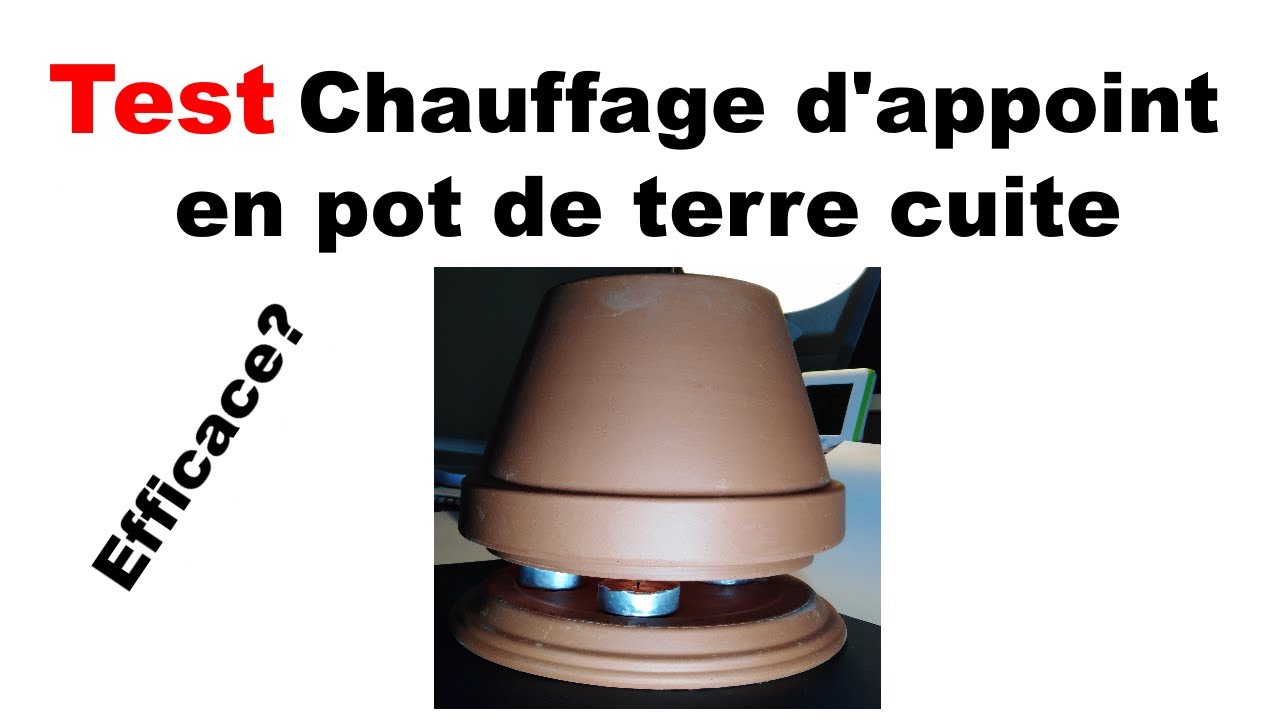 Tuto - Chauffage pot de fleur et bougie