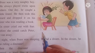 Class 3 Moral Science  Ls.6 Peter learns a lesson