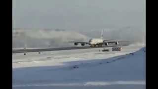 Взлёт Airbus А380 / Airbus А380 take-off