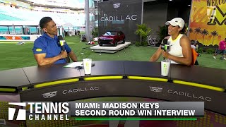 Madison Keys Finding Her Rhythm In Her Second Tournament Of The 2024 Season | Miami 2R