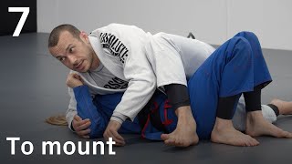 Side control to mount