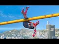 IRON SPIDERMAN CRAZY JUMPSFALLS GTA 5 Spider Man Gameplay IRON SPIDERMAN CRAZY JUMPSFALLS GTA 5 Spider Man Gameplay