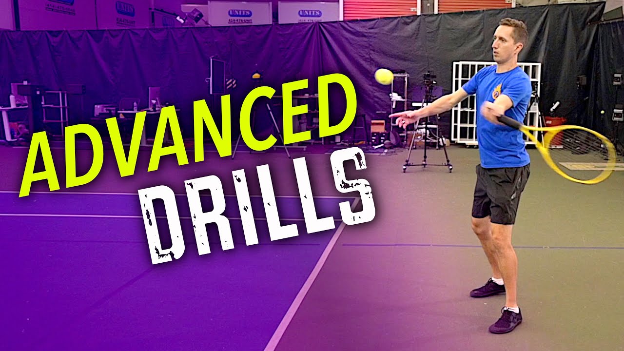 ADVANCED Tennis Drills with a Ball Machine YouTube