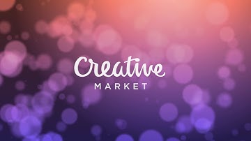 Background video - blurred sparkling bokeh Sunset