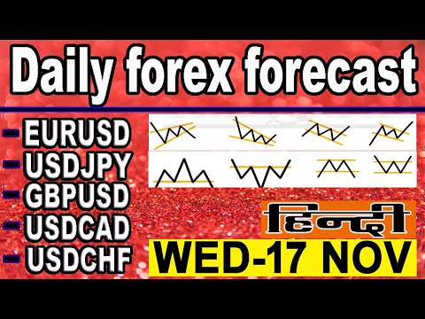 ( 17 November ) daily forex forecast | EURUSD | USDJPY | GPBUSD | USDCAD | USDCHF |  Hindi #FOREX