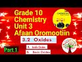 Grade 10 Chemistry Unit 3 Important Inorganic Compounds In Afaan Oromoo 