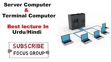 What are Server And Terminal Computer || Client or Node || Lecture In Urdu/Hindi